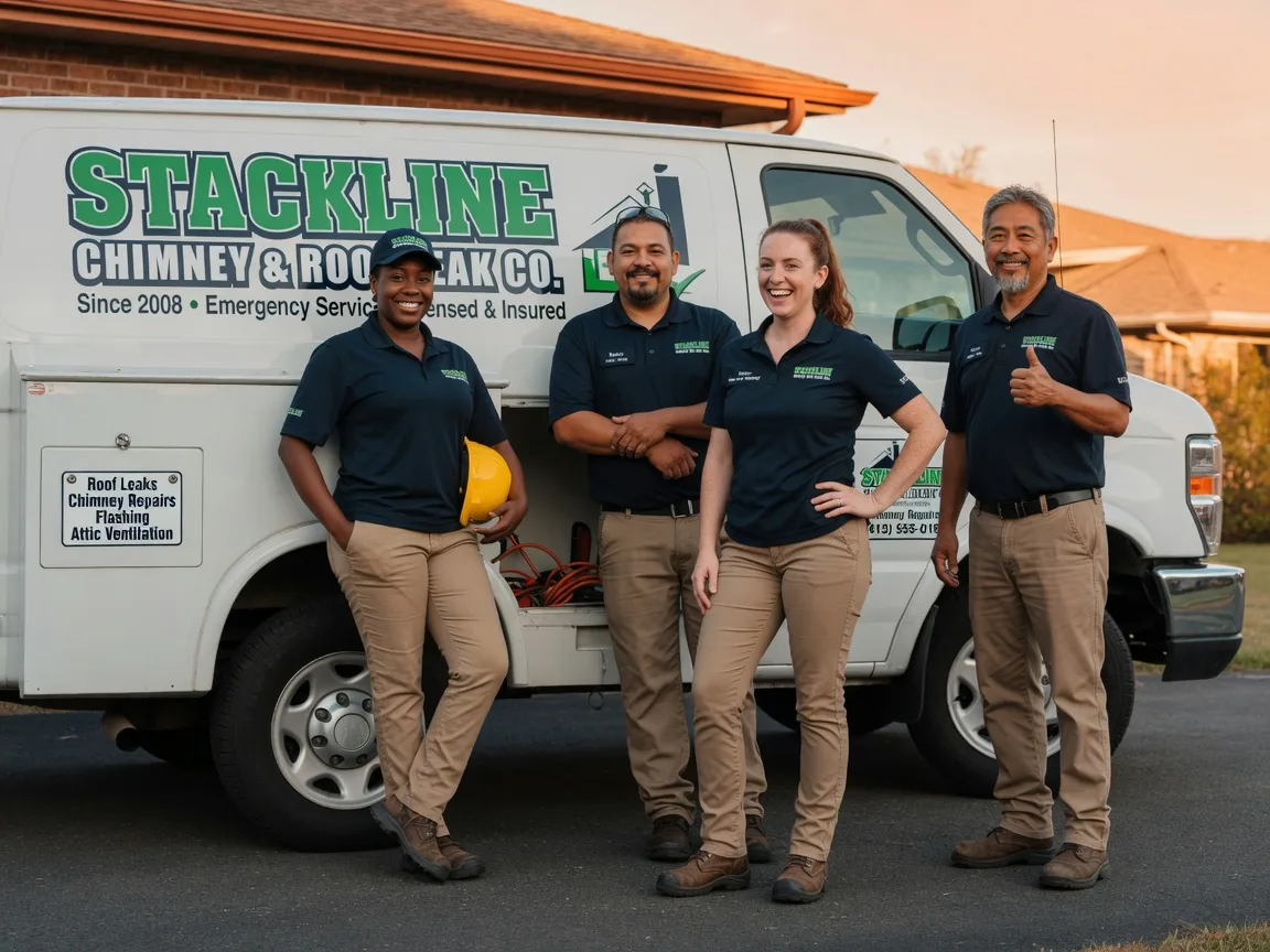 Chimney flashing repair company in Oregon, MO